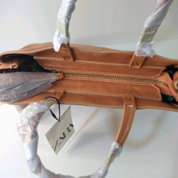 ZARA midi shopper detailed topstitching bag - Picture 7 of 9